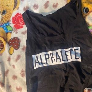 Alphalete crop top size small